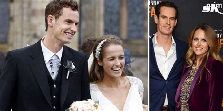 Andy Murray with his wife Kim Sears