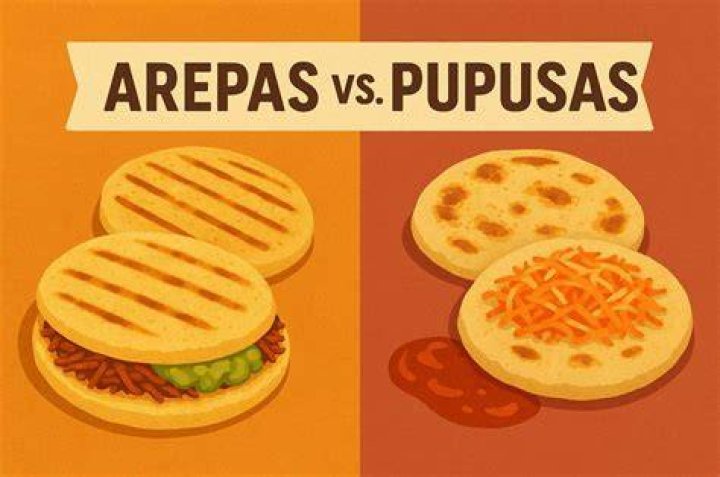 Are arepas and pupusas the same thing?