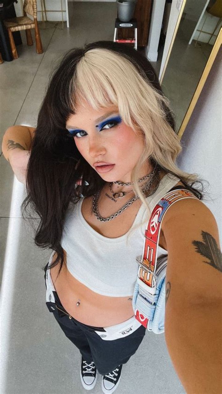 Ash Levi dressing up as 'Spock' from 'Star Trek', only as a female Spock.