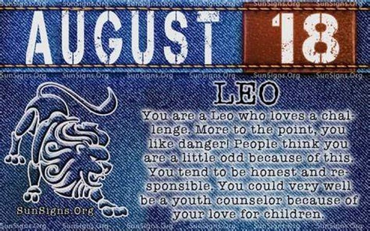 August 18 Horoscope and Zodiac