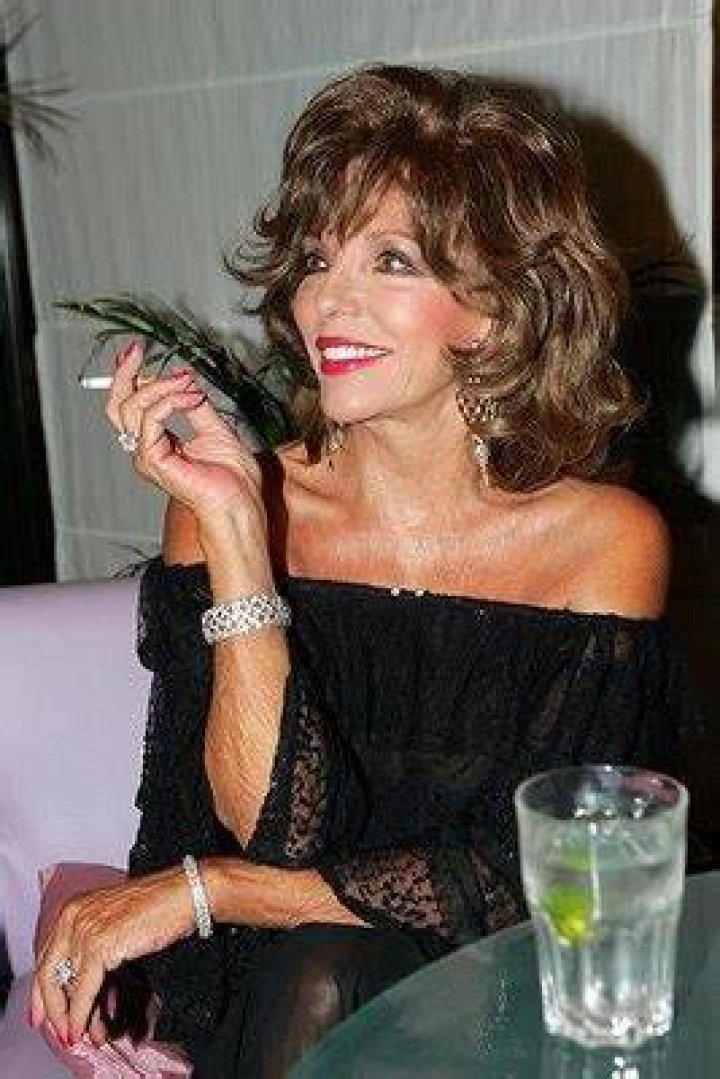 Does Joan Collins smoke?