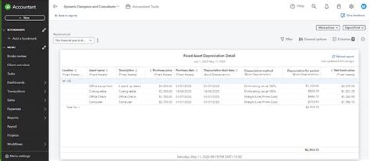 Does QuickBooks Online have fixed asset manager?