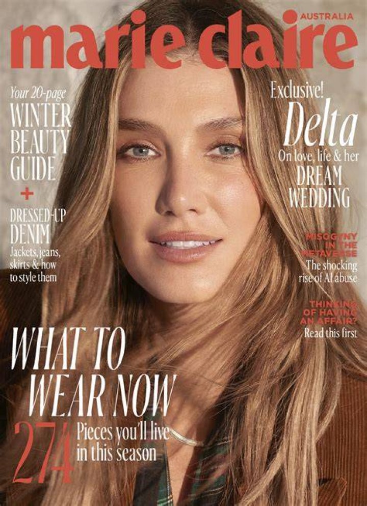 Erin McNaught on the cover of BW magazine.