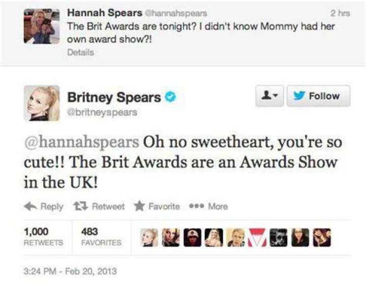 Hannah Spears Twitter