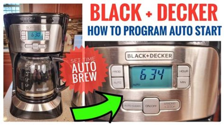 How do I set the timer on my Cooks coffee maker?
