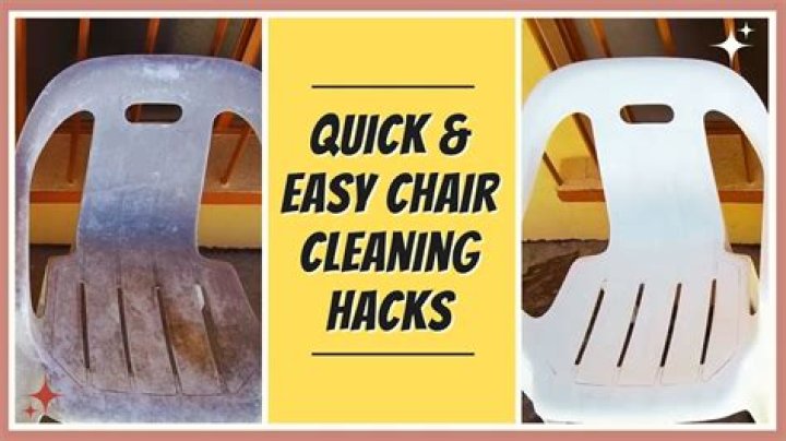 How do you clean sticky vinyl chairs?