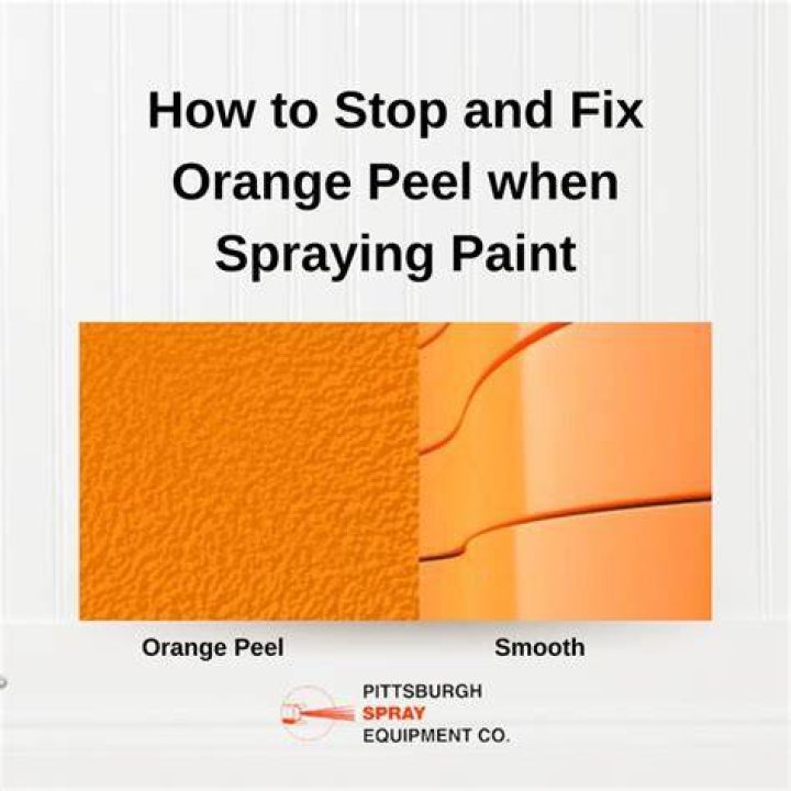 How do you fix orange peel with single stage paint?