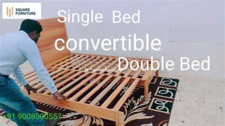 How do you turn a single bed into a double bed?
