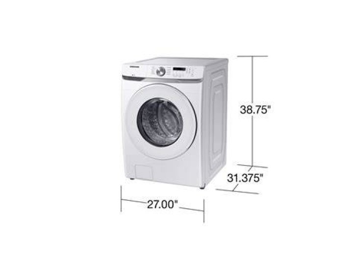 How much does a Samsung front load dryer weigh?