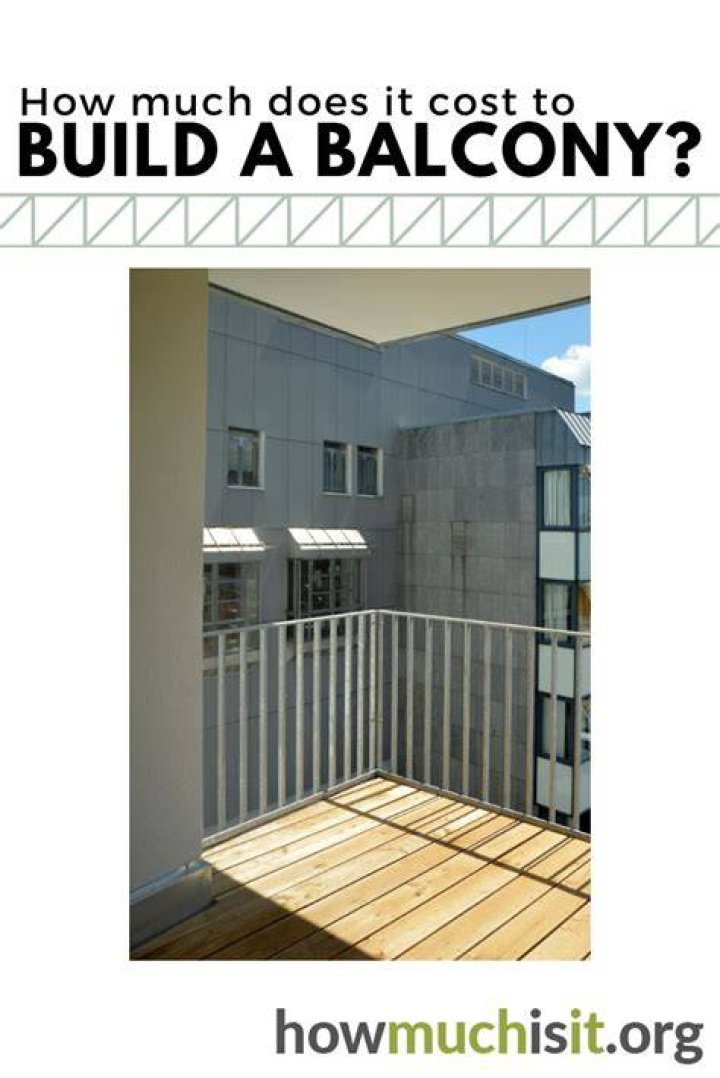 How much would it cost to build a balcony?