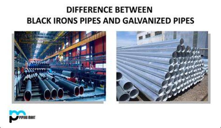Is black pipe stronger than galvanized pipe?