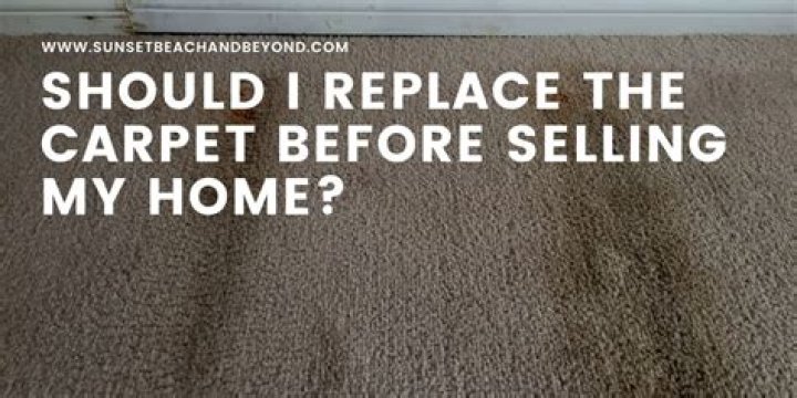 Is it better to replace carpet before selling?