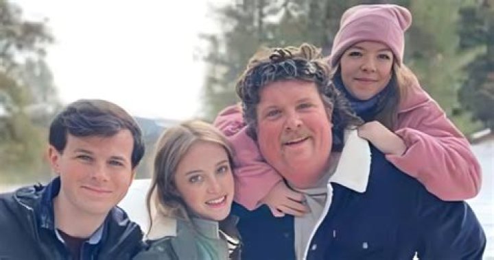 Jacob Wysocki with the members of the comedy group Bath Boys.