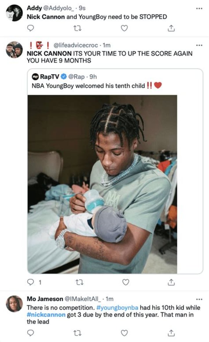NBA YoungBoy is competing Nick Cannon; expecting his 9th child with fiancee Jazlyn Mychelle NBA YoungBoy is competing Nick Cannon; expecting his 9th child with fiancee Jazlyn Mychelle
