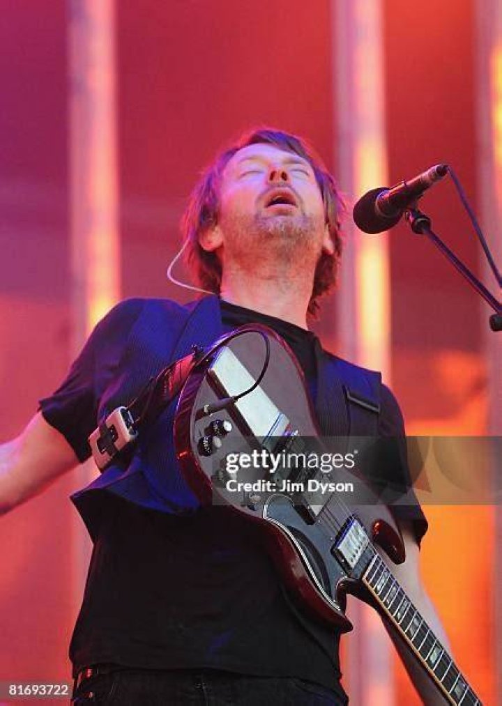Radiohead Perfom At Victoria Park In London