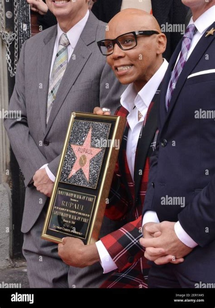 RuPaul Honored With Star On The Hollywood Walk Of Fame