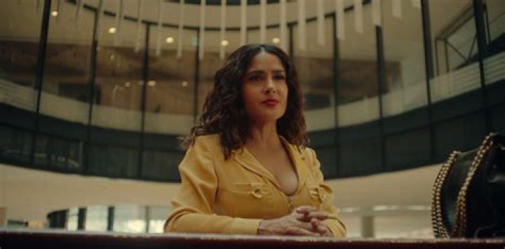 Salma Hayek in Black Mirror season 6. Image courtesy Netflix Salma Hayek in Black Mirror season 6. Image courtesy Netflix