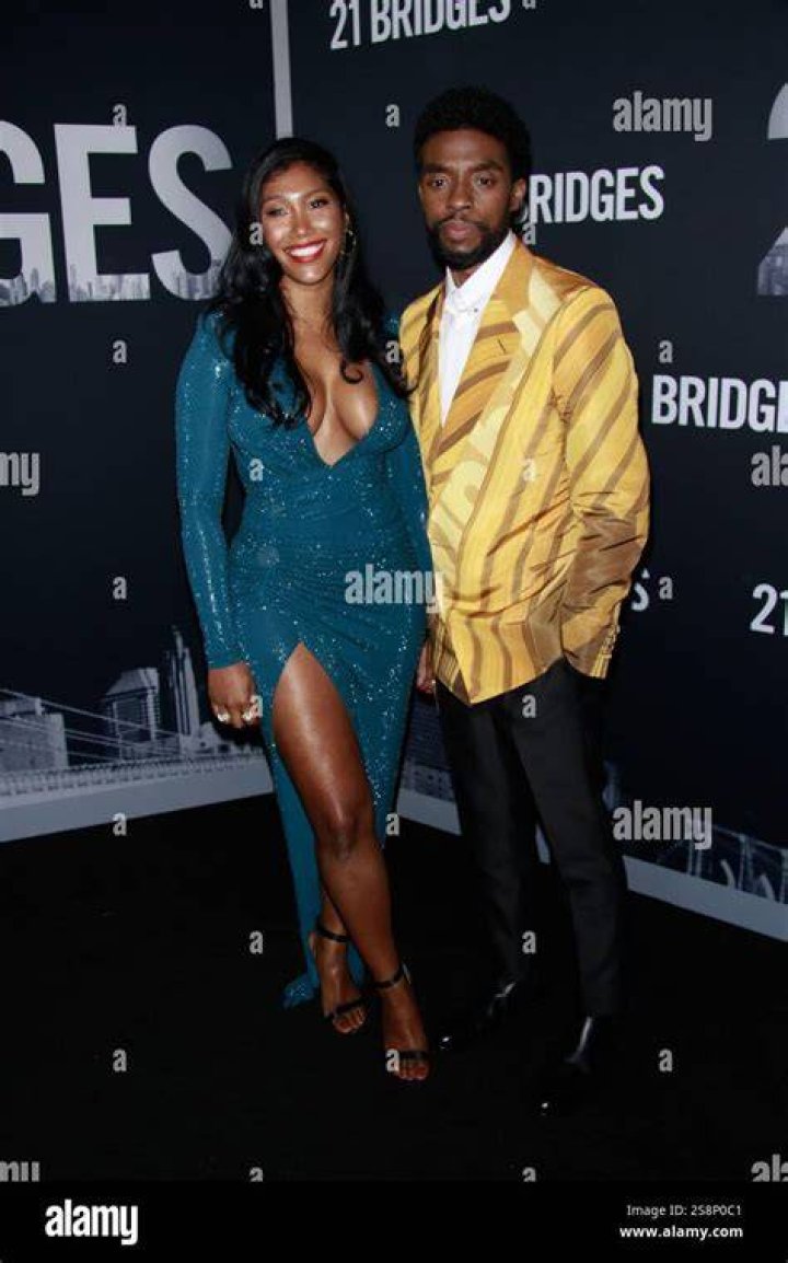 Taylor Simone Ledward With Her Late Husband, Chadwick Boseman