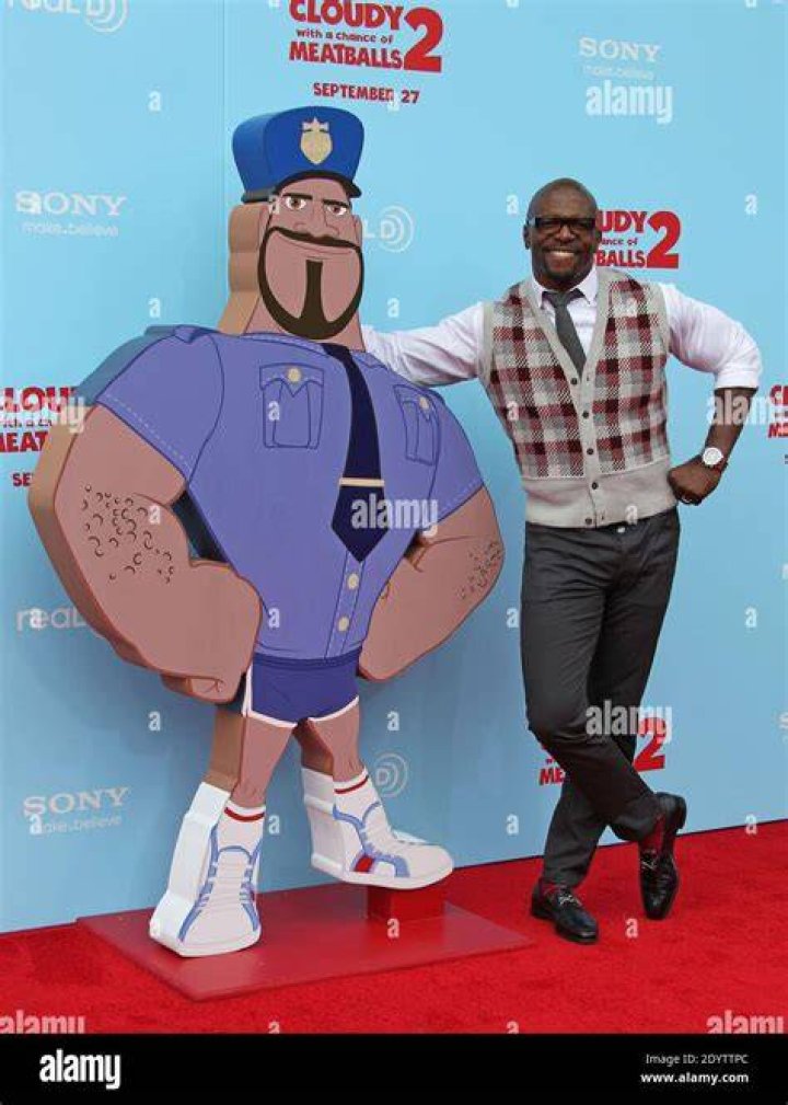 terry crews at cloudy with a chance of meatballs 2 premiere
