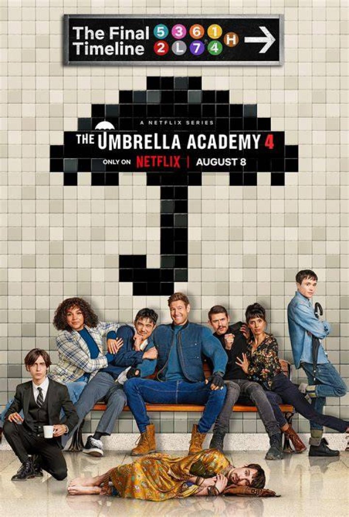 The Umbrella Academy. (L to R) Justin H. Min as Ben Hargreeves, Britne Oldford as Fei in episode 303 of The Umbrella Academy. Cr. Christos Kalohoridis/Netflix © 2022 The Umbrella Academy. (L to R) Justin H. Min as Ben Hargreeves, Britne Oldford as Fei in episode 303 of The Umbrella Academy. Cr. Christos Kalohoridis/Netflix © 2022