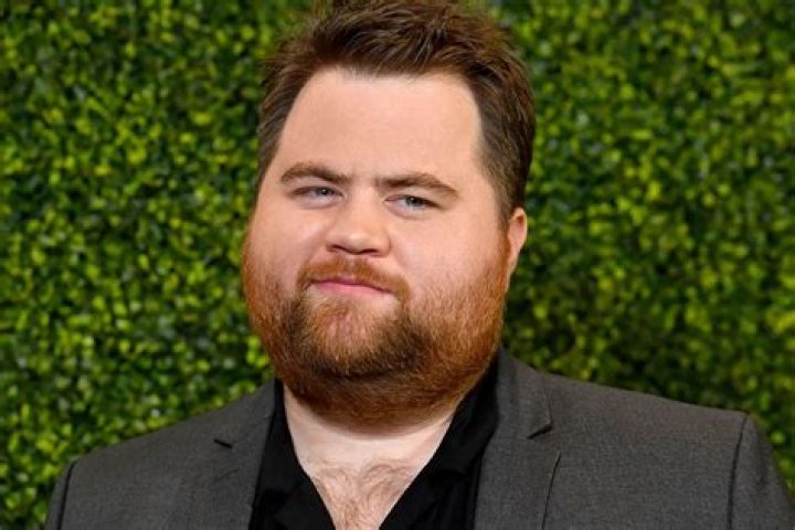 US actor Paul Walter Hauser poses in the press room with the Outstanding Supporting Actor in a Limited/Anthology Series or Movie award for "Black B...