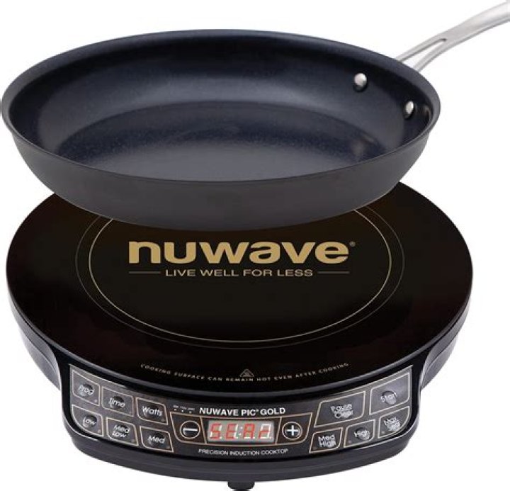 What does e1 mean on NuWave cooktop?