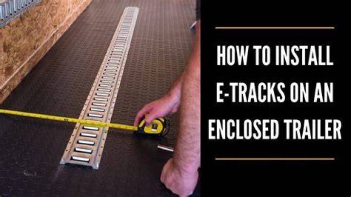 What is an e track trailer?