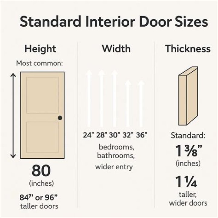 What is door stile width?