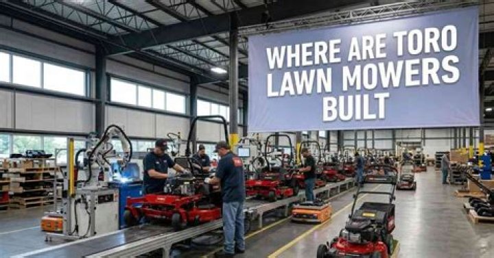 Where are Toro lawn mowers built?